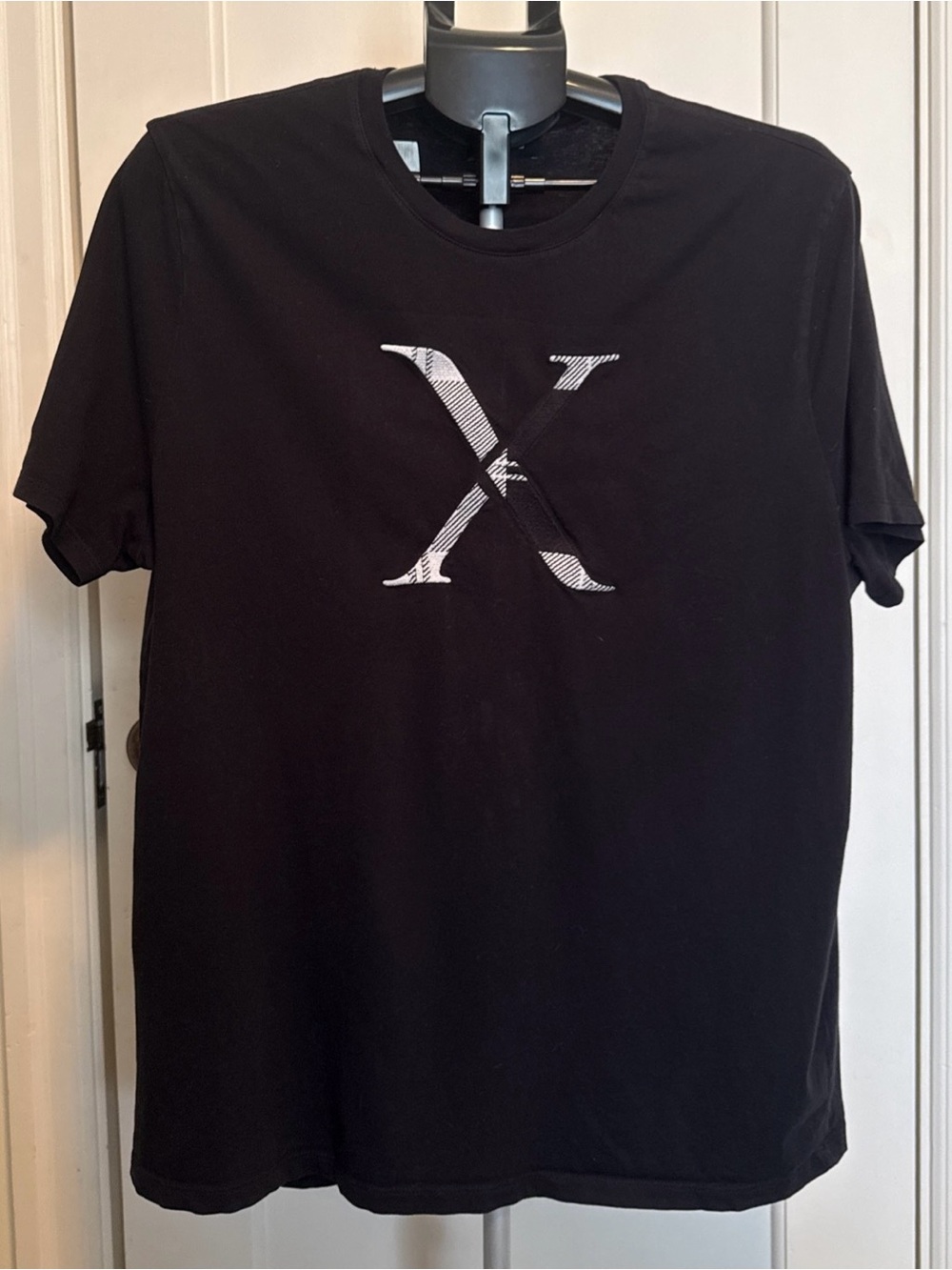 Men's Black  Express Graphic 'X' T‑Shirt